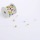 Perlen am Draht - 5mm  - 10m - col. 23 pastellbunt - 78530-5-10-23