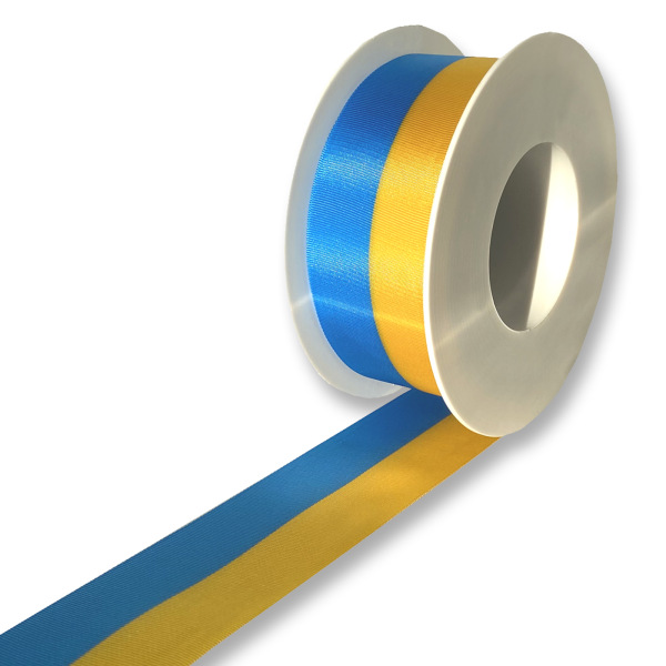 Nationalband Ukraine Vereinsband Schweden gelb blau 40 mm x 25 m - 2436 40 S
