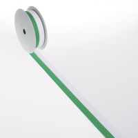 Vereinsband - gr&uuml;n, wei&szlig; - 150 mm x 25 m -...