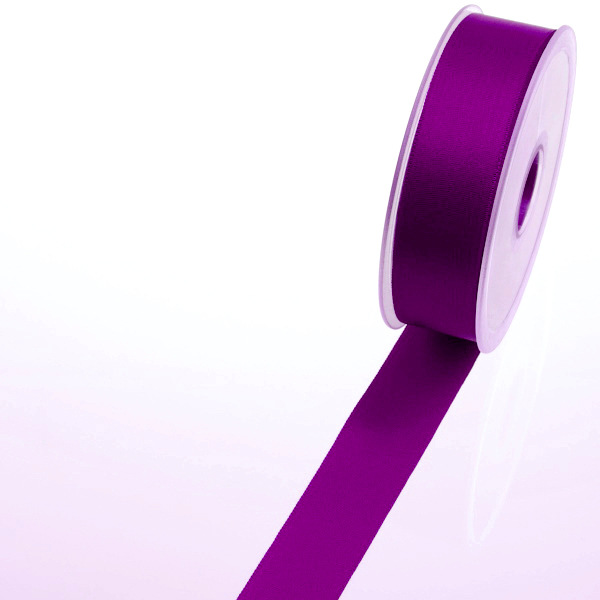 Satinband violett - 25 mm Breite auf 25 m Rolle - 43125 232-R