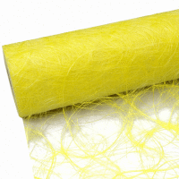 Sizoweb Tischl&auml;ufer - gelb - 60 cm extra breit -...