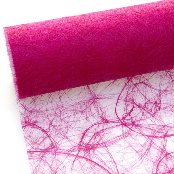 Sizoweb Tischl&auml;ufer - pink - 60 cm extra breit - 25 Meter auf der Rolle - 64 019-R
