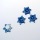 Steuerruder dunkelblau mit Klebepunkt - 4 x 10 St&uuml;ck - 91043