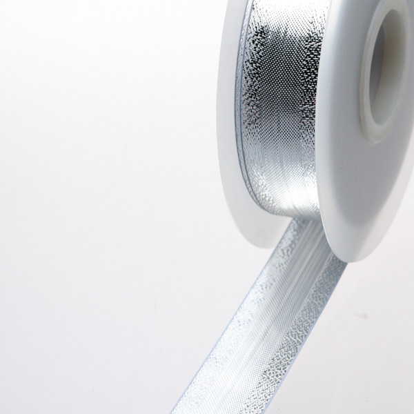 Silberband - 25 mm Breite auf 50 m Rolle - 50018 25 10