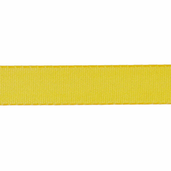 Taftband ohne Draht - zitronengelb - 8 mm - Rolle 50 m - 8391 32-R 008