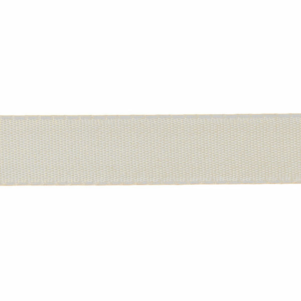Taftband ohne Draht - wei&szlig; - 15 mm - Rolle 50 m - 8391 20-R 015