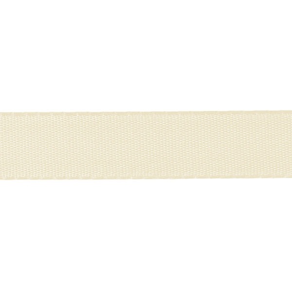 Taftband ohne Draht - creme - 40 mm - Rolle 50 m - 8391 21-R 040