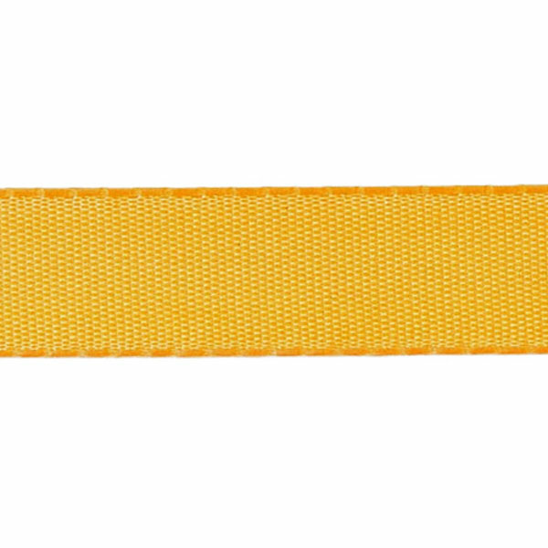 Taftband ohne Draht - dunkel gelb - 25 mm - Rolle 50 m - 8391 34-R 025