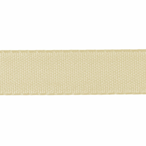Taftband ohne Draht - beige - 25 mm - Rolle 50 m - 8391 22-R 025