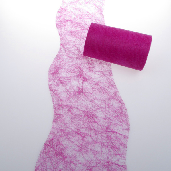 Sizoflor Tischband Wellenschnitt pink ca. 12,5 cm Rolle 25 Meter 60W 019-R