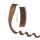 Taftband mit Drahtkante - Cocosbraun - schmal - Geschenkband - Dekoband - Schleifenband - ca. 25 mm Breite - 25 m L&auml;nge - 3330-25-25-539