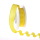 Taftband mit Drahtkante - Gelb - schmal - Geschenkband - Dekoband - Schleifenband - ca. 25 mm Breite - 25 m L&auml;nge - 3330-25-25-17