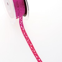 Satinlochband - pink - 9 mm - 20 m - 54009 34