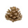 Pinienzapfen - Pinus Pinea - Pinie - Kiefernzapfen - Tannenzapfen - Zapfen - Herbstdeko - Weihnachtsdekoration - Metallic Platin - ca. 8 cm H&ouml;he - 1 VE = 8 St&uuml;ck-  30027