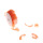 Drahtgirlande mit Maraboufedern - Orange - 0,1 mm &Oslash; - 9 m -