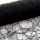 Sizoweb Tischband Wellenschnitt schwarz ca. 25 cm Rolle 25 Meter 64W 017-R