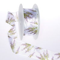 Dekoband Lavendel - 40mm breit - Rolle 25m - 47005-40-40