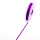 Satinband violett - 3 mm Breite auf 50 m Rolle - 43103 232-R