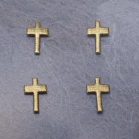 Stickersets Goldkreuz  ca. 2,5 cm - 4 St&uuml;ck im...
