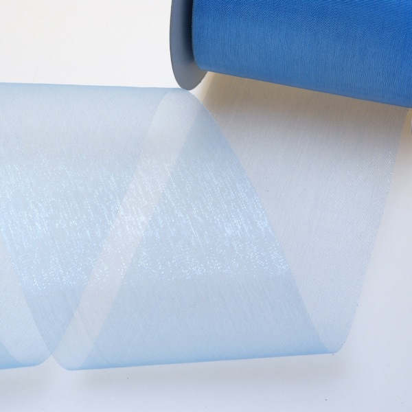 Kristallorganza hellblau - 70 mm breit - Rolle 25 Meter - 40070 70-R 70
