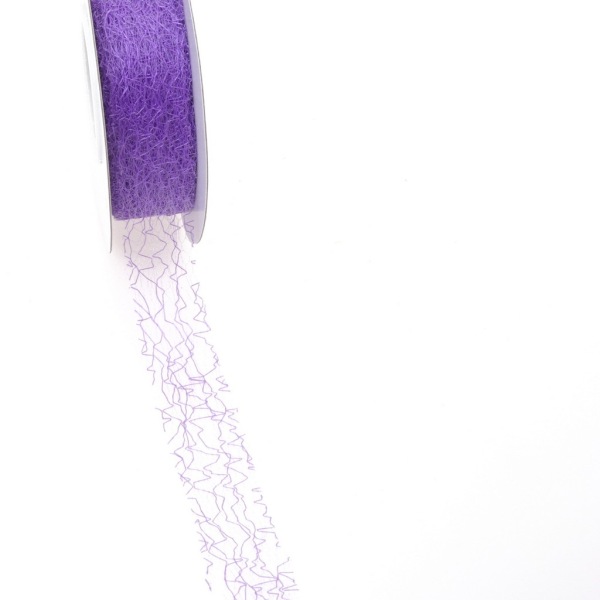 Spiderweb Dekoband - 3cm lavendel - Rolle 25m - 67 006-R 30