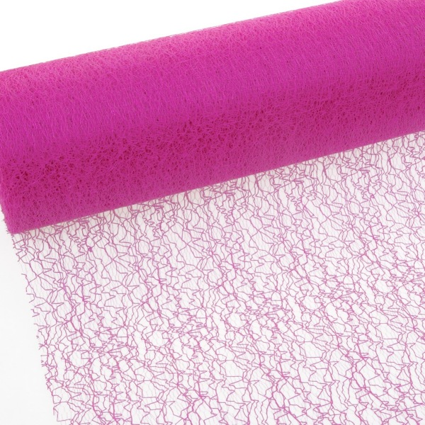 Spiderweb - Mesch - Tischband - 30cm pink - Rolle 25m - 67 019-R 300
