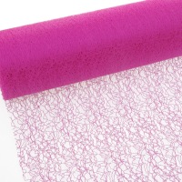 Spiderweb - Mesch - Tischband - 30cm pink - Rolle 25m -...